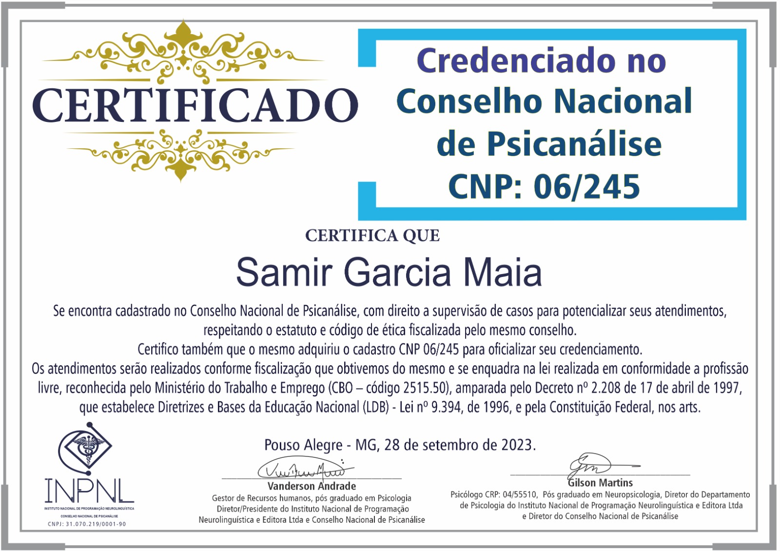psicanalista-terapeuta-samir-certificado